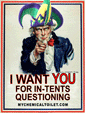 I want you in tents.small 02 Wireless, London, Thursday: In Tents Questioning