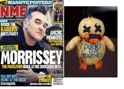 NMEdeadduck photo NMEdeadduck Shit Lookalikes The NME and a Dead Duck
