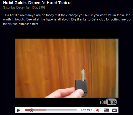 a trak hotel guide photo a trak hotel guide A Trak the Web 2.0 DJ: blogging, vlogging and manbag flogging