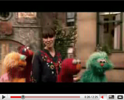 feist sesame street Feist on Sesame Street: # 1 2 3 4 monsters walking cross the floor... #