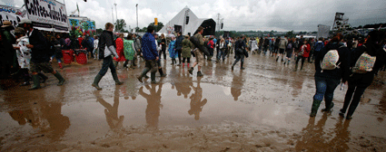 glastopuddle photo glastopuddle Glastonbury update: our moblog looks cloudy