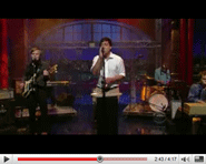 grizzly bear letterman Grizzly Bear perform Two Weeks on Letterman