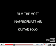 guns n roses air guitar contest Guns N Roses get wacky with YouTube air guitar contest