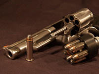 357 magnum Naughty rapper takes gun to talent show, gets booed offstage. What happens next?